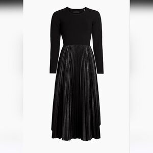 Elie Tahari The Amalia Pleated Dress Size S